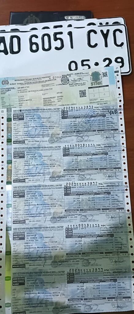 Jasa STNK Jogja Tercepat